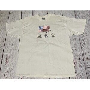 Phillips Craig & Dean Vintage Freedom America White Shirt XXL Signed Autographed